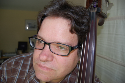 Matt Erion and his double bass